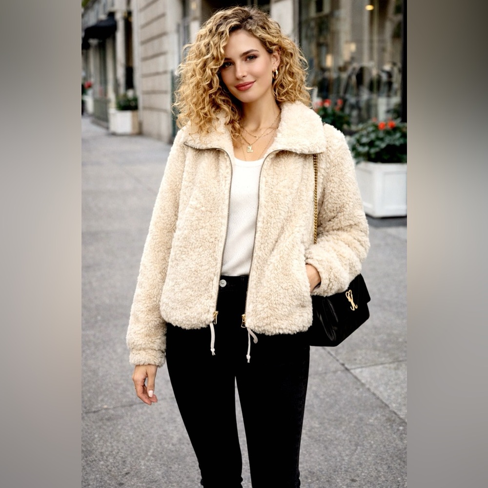 Anthropologie Elevenses Faux Fur - Picture 1 of 7